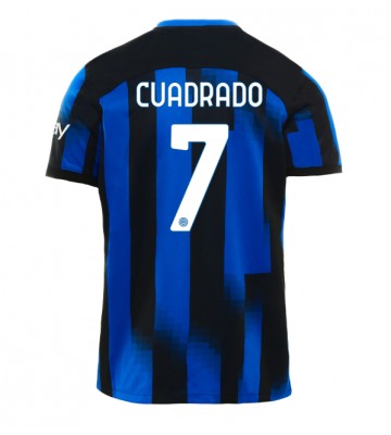 Inter Milan Juan Cuadrado #7 Hemmatröja 2023-24 Kortärmad
